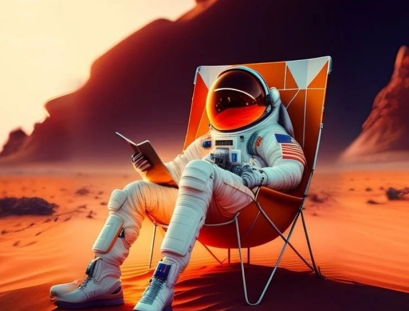 Chilling Astronaut