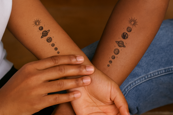 Temporary Tattoos: Solar system - Image 4