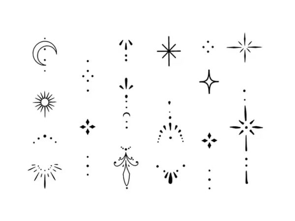 Temporary Tattoos: 24 finger tattoos - Image 2