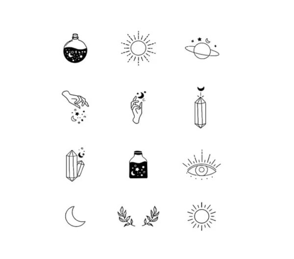Temporary Tattoos: 12 in 1 magic tattoo - Image 2