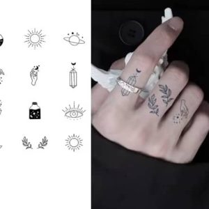Temporary Tattoos: 12 in 1 magic tattoo
