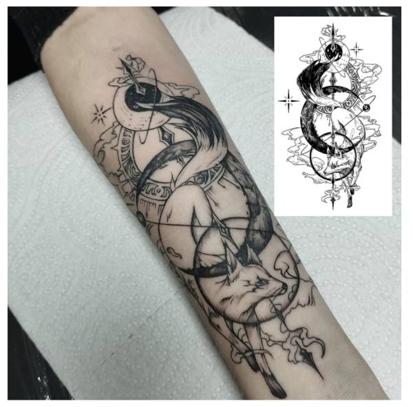 Temporary Tattoos: Fox Fairy - Image 2
