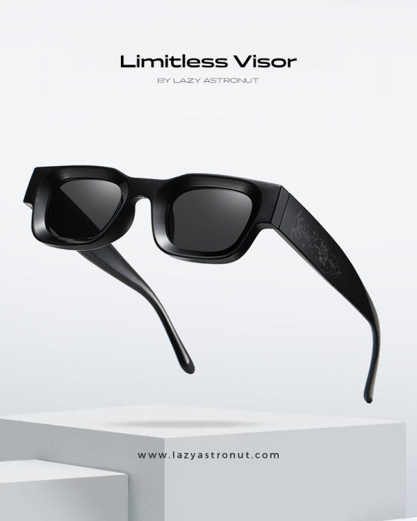 Black limitless Visor Black frame ocean red - Image 4